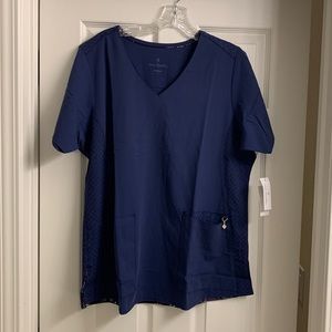 Vera Bradley scrub top Navy Blue Large